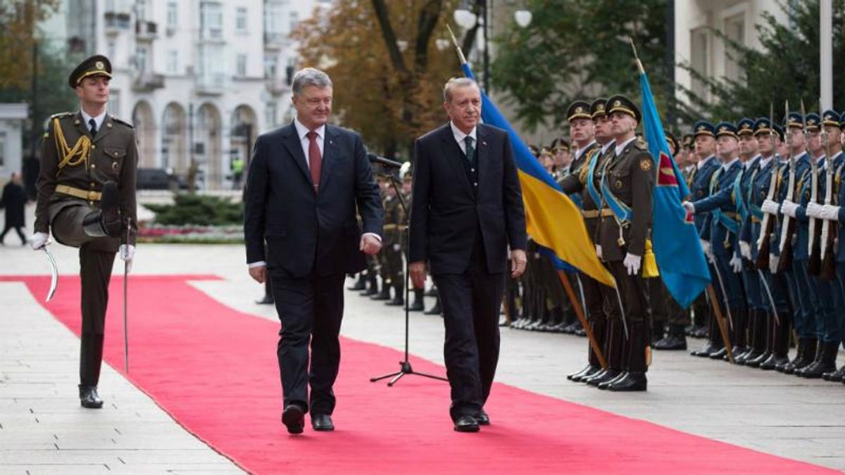 Визит Эрдогана в Украину: Порошенко сообщил о результатах встречи
