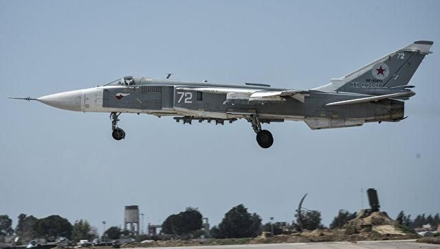 В Сирии разбился российский бомбардировщик Су-24