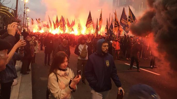 Как в Киеве проходил громкий "Марш Славы": яркий фоторепортаж, видео