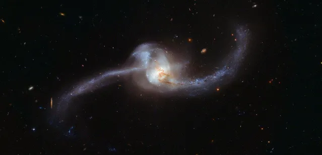 Зіткнення двох галактик і утворення нової галактики NGC 2623