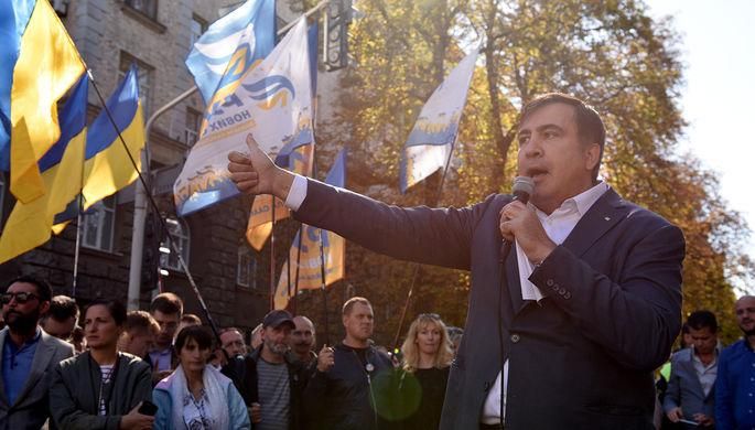 Саакашвили сравнил Порошенко с Януковичем и призвал активистов не расходиться