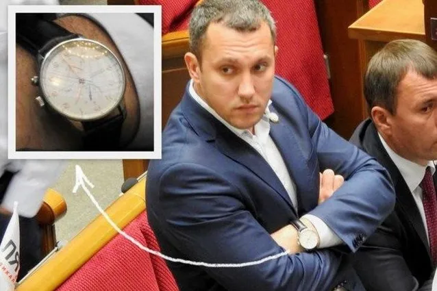 Депутат Лінько прийшов у Раду з годинником за майже 200 тисяч гривень