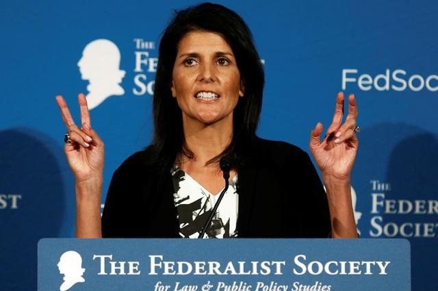 Постпред США в ООН назвала войной вмешательство России в выборы Постпред США в ООН назвала войной вмешательство России в выборы