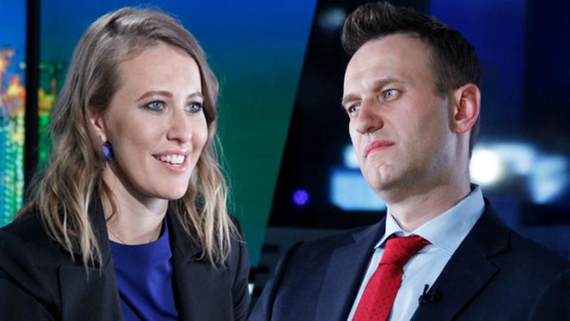 З'явилась перша реакція Навального на намір Собчак балотуватись у президенти Росії
