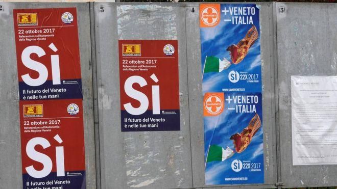 Два італійські регіони проголосували на референдумі за більшу незалежність від Риму