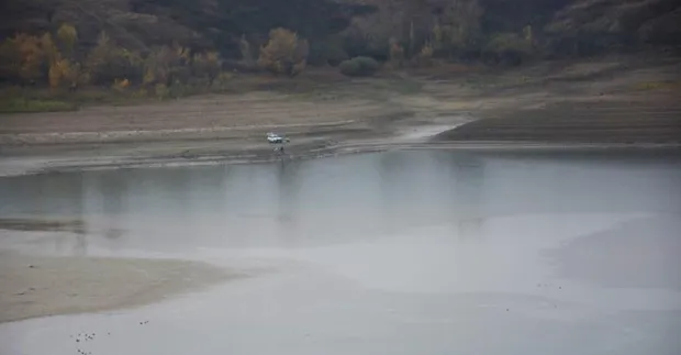 У Криму висихає Білогірське водосховище У Криму висихає Білогірське водосховище