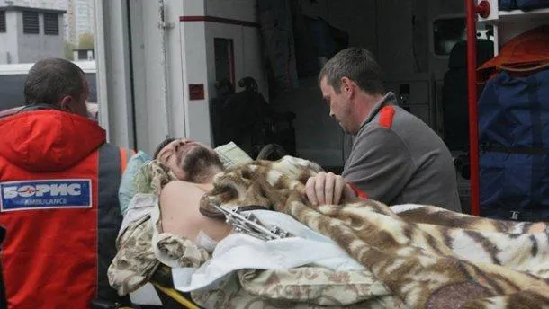 Ігор Мосійчук після замаху Ігор Мосійчук після замаху