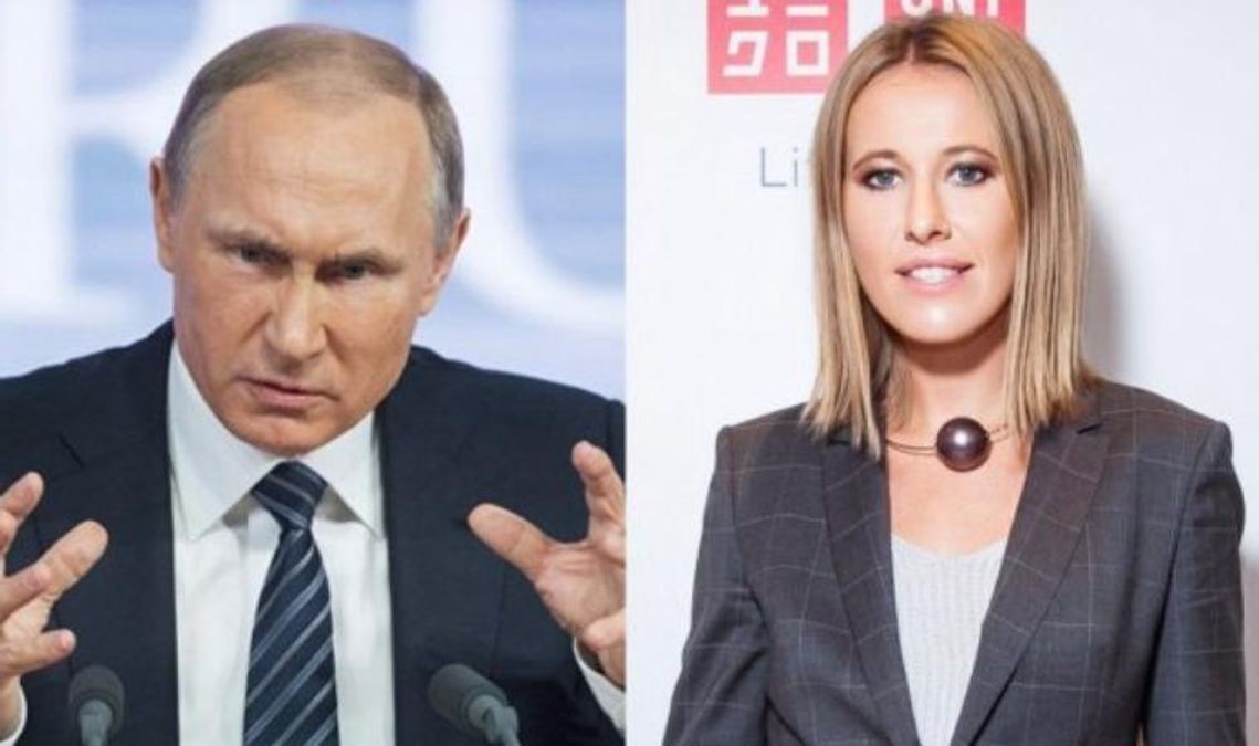 Громкие заявления Собчак и тихая радость Путина: художник поделился меткой карикатурой Громкие заявления Собчак и тихая радость Путина: художник поделился меткой карикатурой