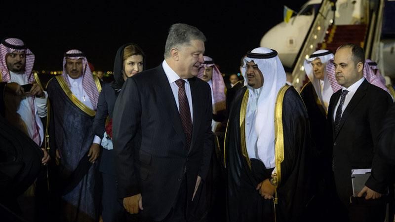 Порошенко поехал в Саудовскую Аравию говорить об инвестициях и оружии