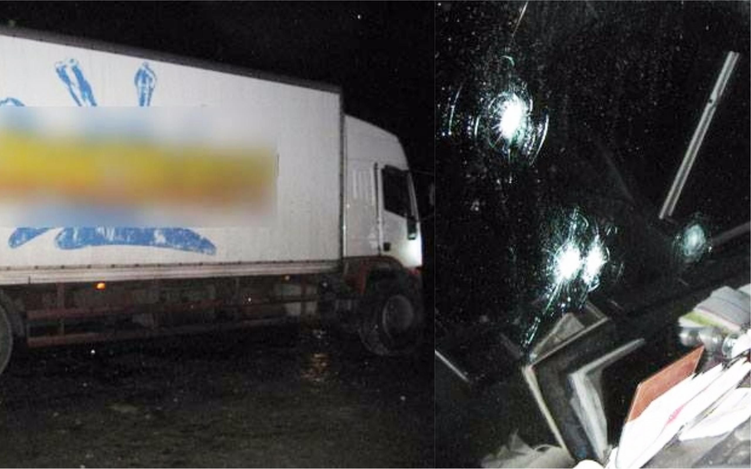 Люди в масках обстріляли вантажівку на Чернігівщині та пограбували її пасажирів