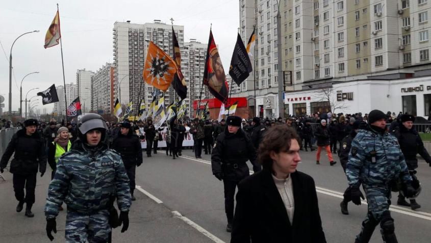 В Москве произошли столкновения между протестующими и полицией: фото