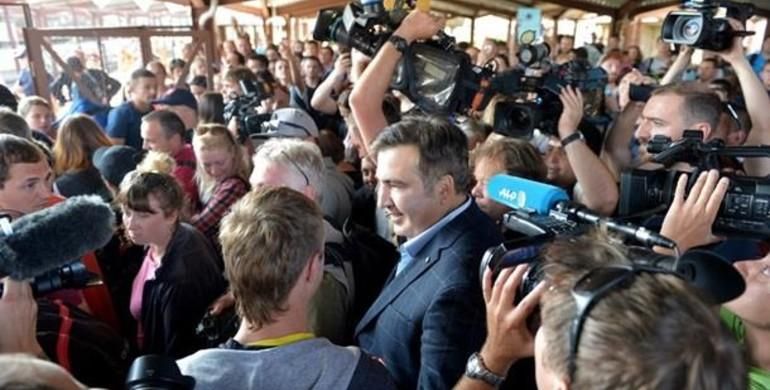 Суди оштрафували грузинських та українських журналістів за прорив кордону разом із Саакашвілі