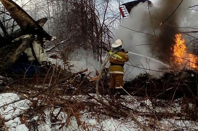 Авиакатастрофа в Хабаровске: видео и фото с места катастрофы