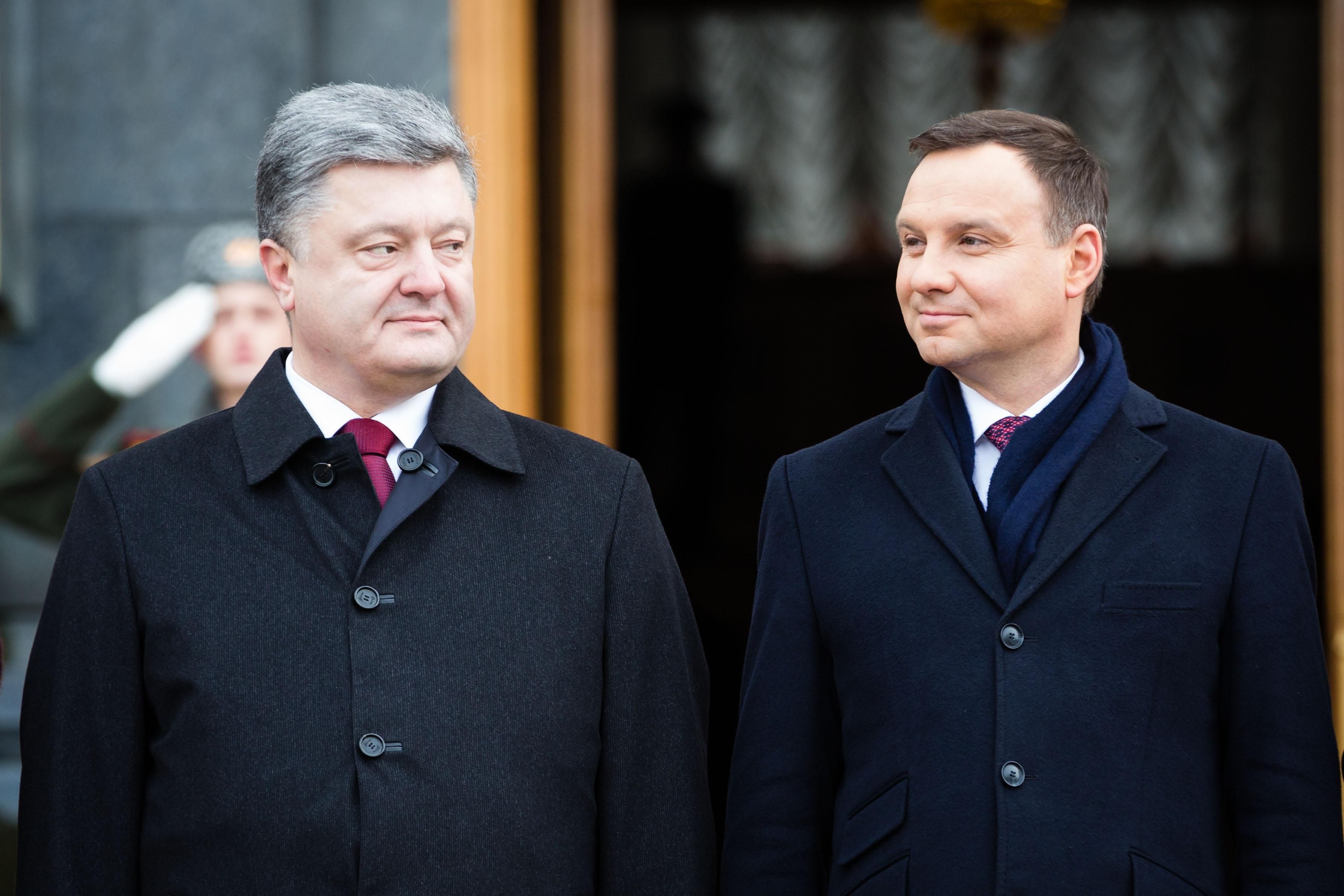 У Порошенка відповіли президенту Польщі на його заяву щодо українців