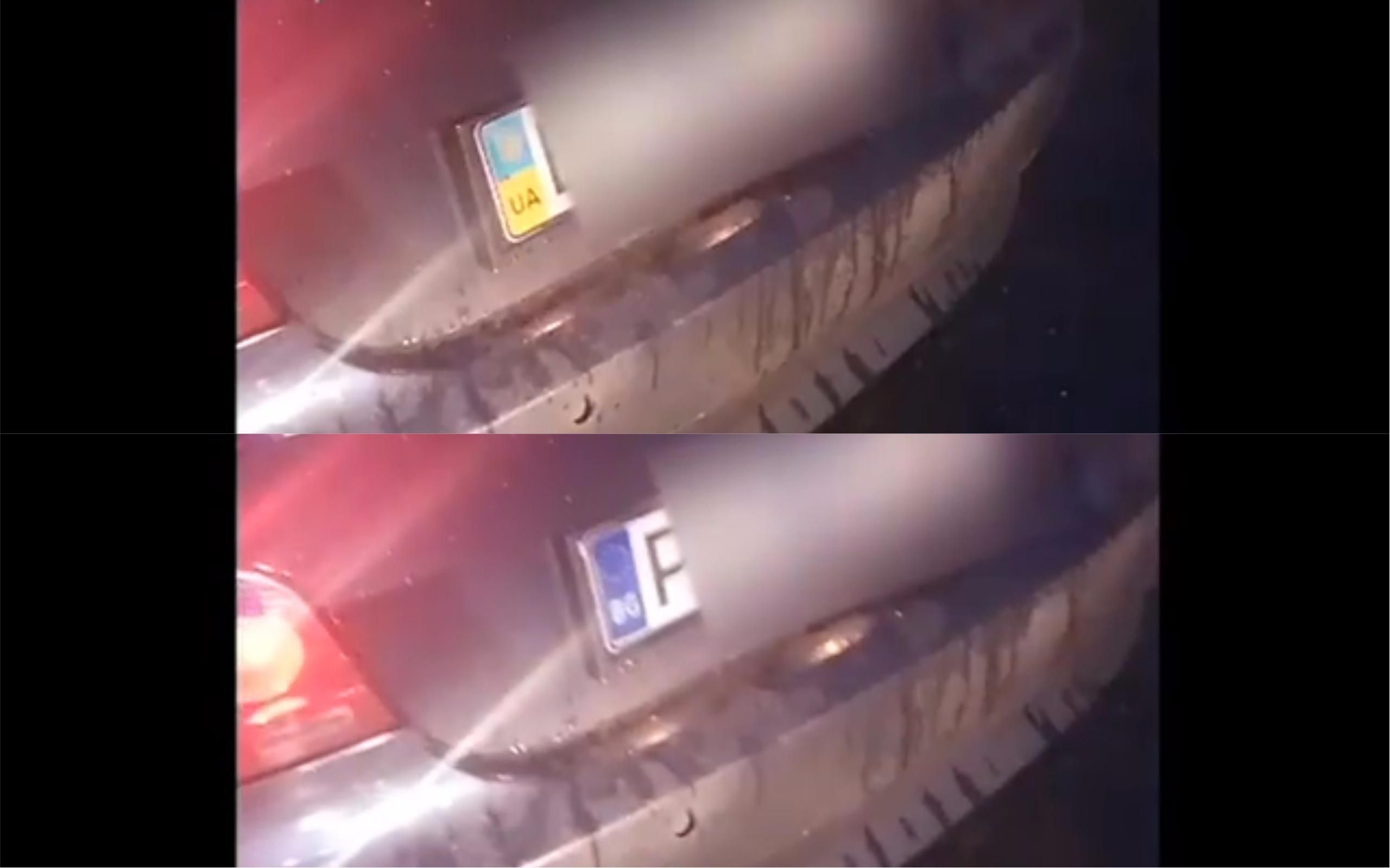 В Одесі поліція спіймала грабіжника на авто з номерами-трансформерами: цікаве відео