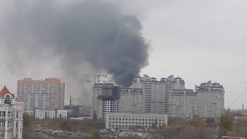 В Одессе горел кондитерский завод: опубликовали видео