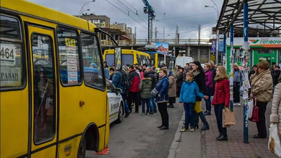Після смертельної ДТП у Києві влаштували рейд по маршрутках 