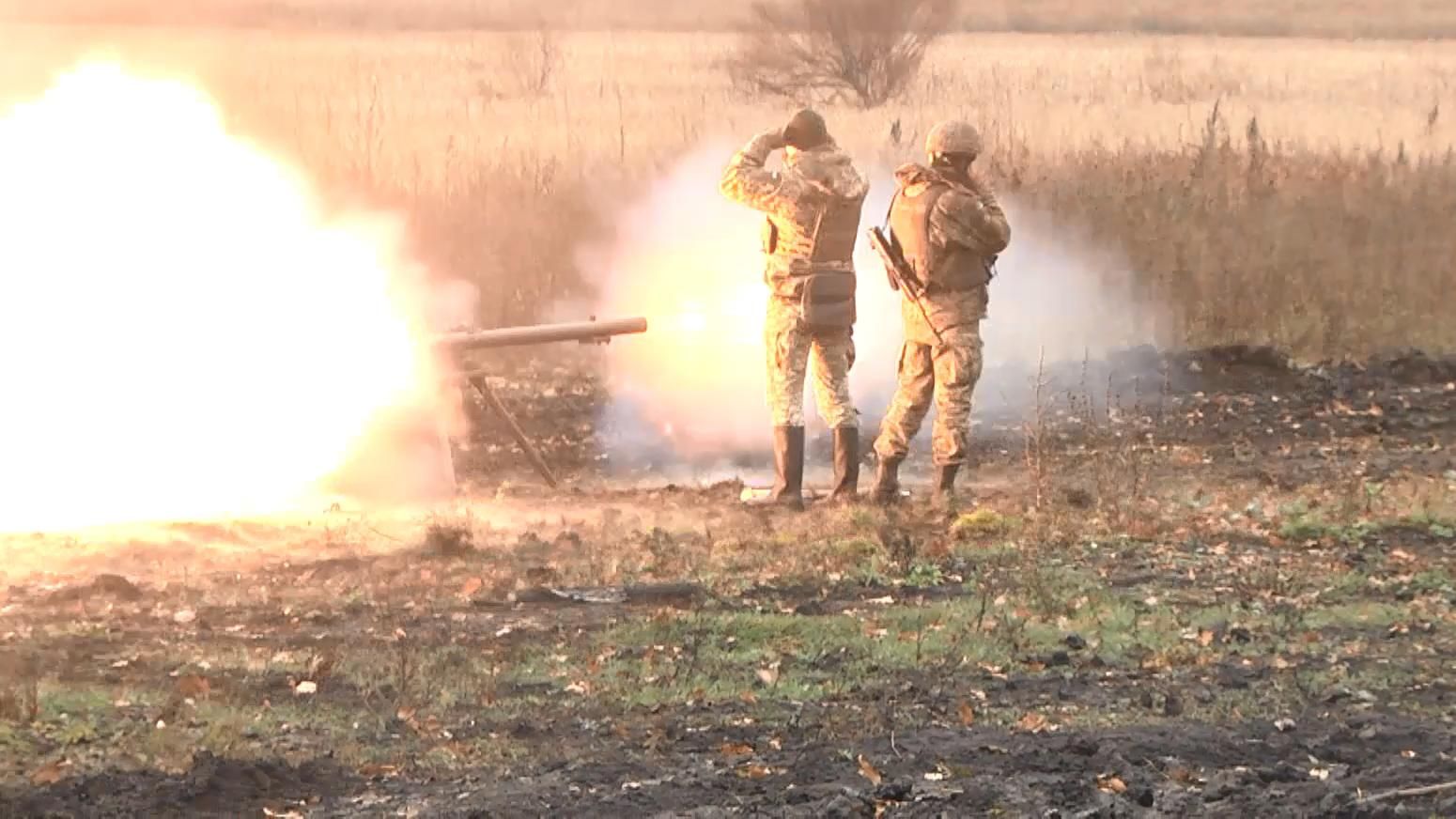 Как украинские солдаты тренируются на востоке Украины: увлекательное видео