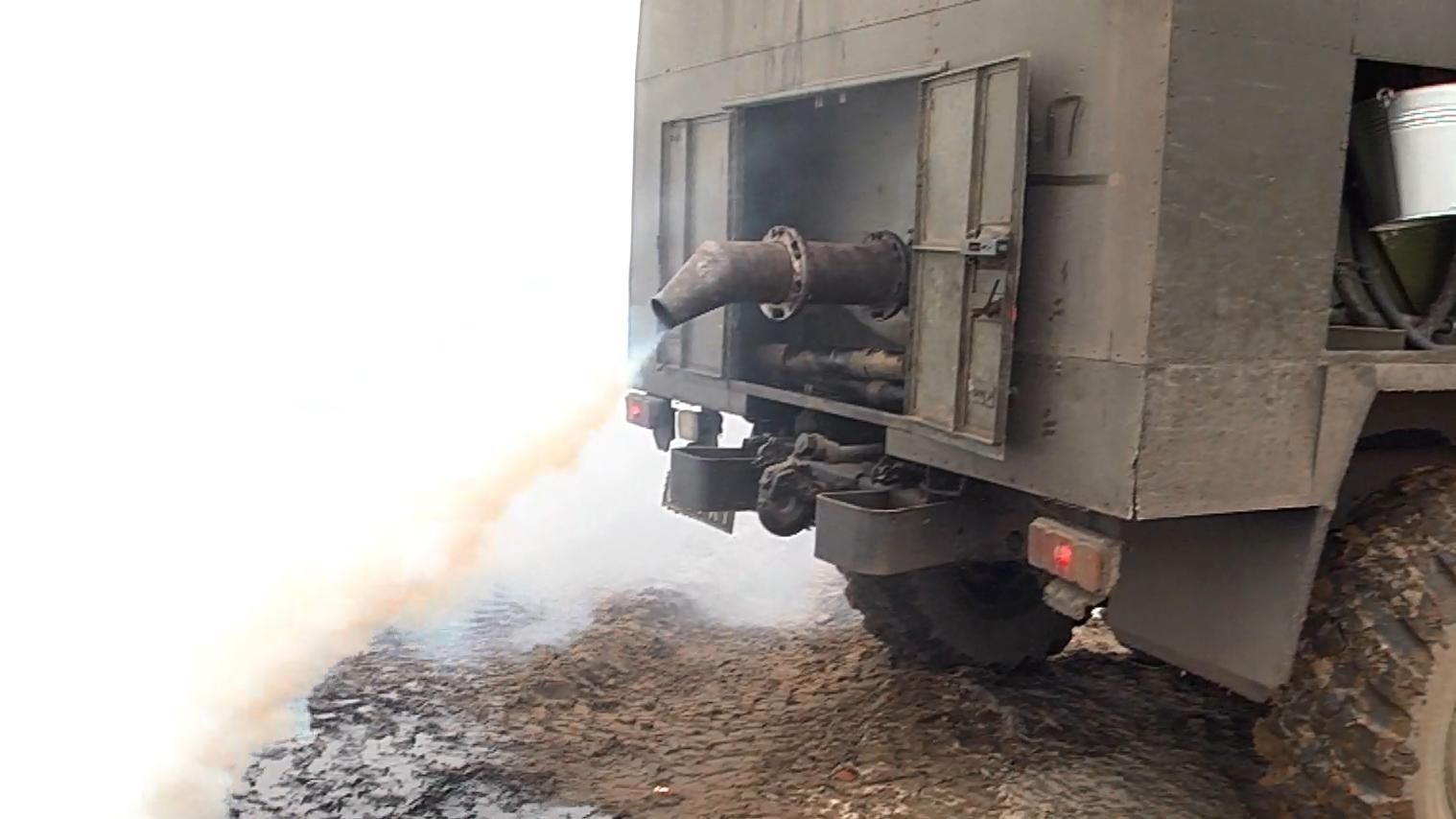 Військові хіміки з усієї України створювали штучний туман: відео