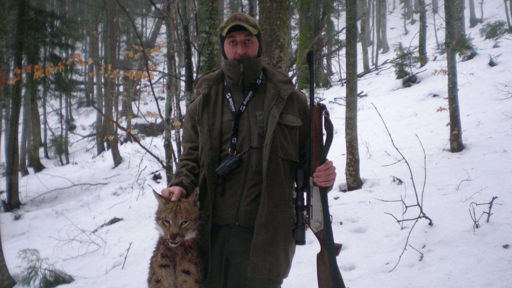 Лесник с сыном в Карпатах застрелили рысь из Красной книги: фото Лесник с сыном в Карпатах застрелили рысь из Красной книги: фото