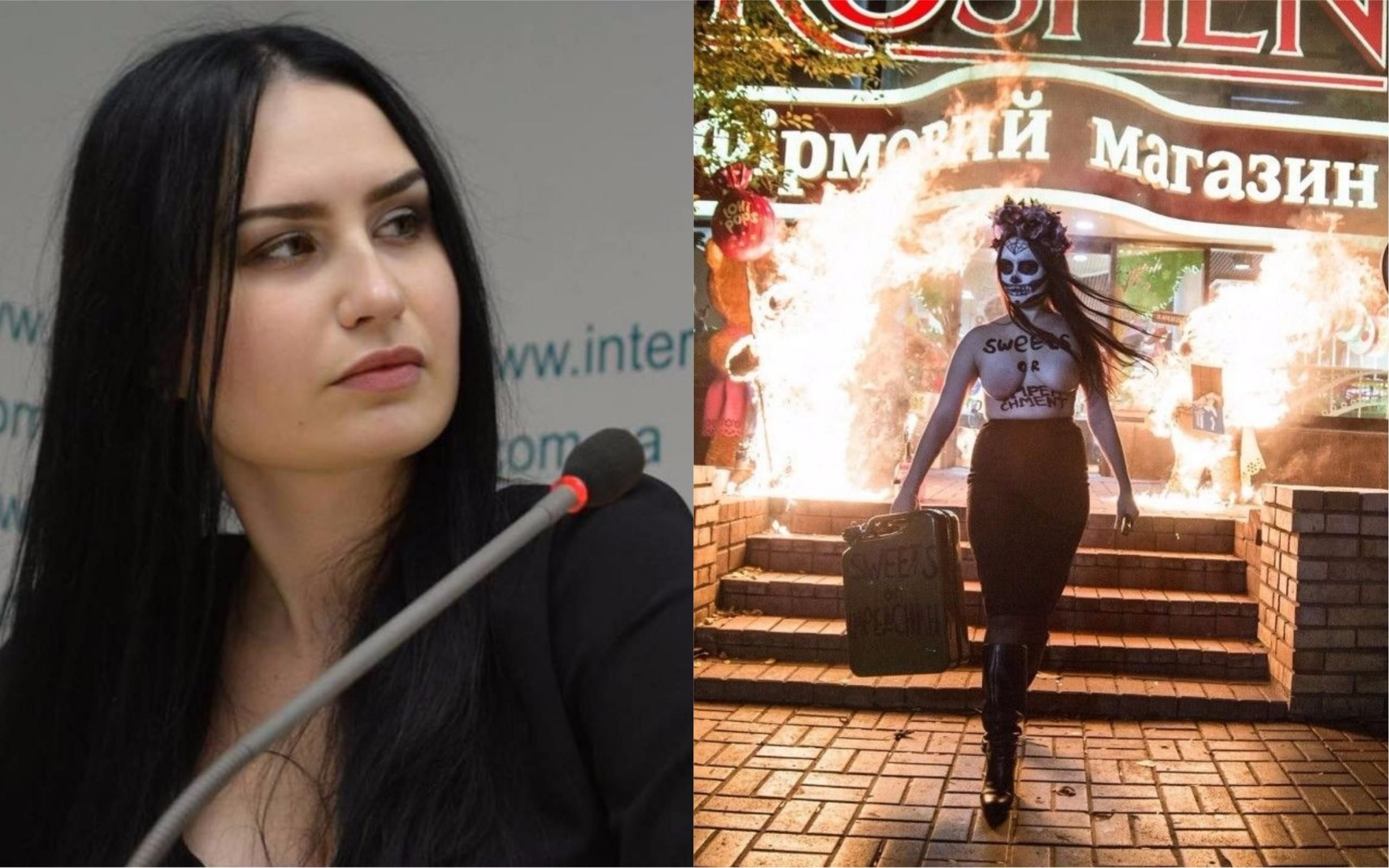 "Викрадену" в Києві активістку Femen насправді затримала поліція