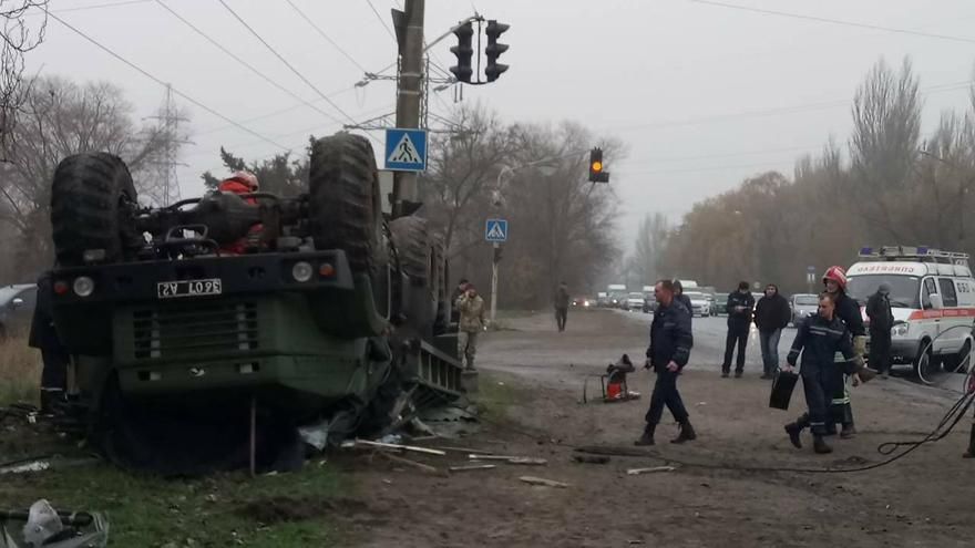 Авария с военными в Запорожье: есть погибший