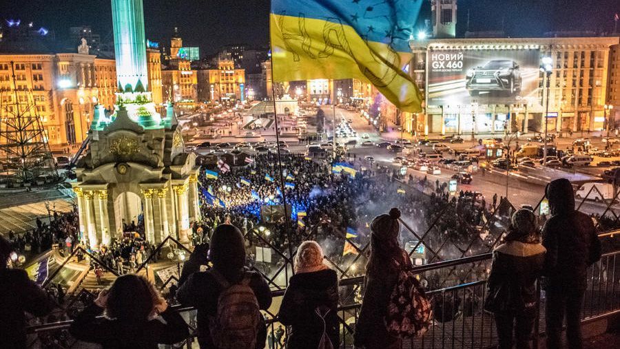 На Майдане требуют наказать виновных в преступлениях во время Революции Достоинства