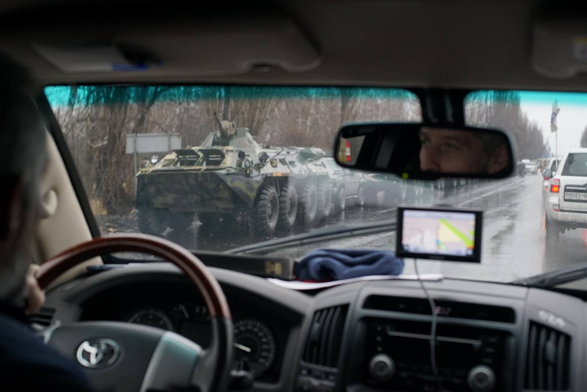 ОБСЄ показало військову техніку у Луганську під час "перевороту": фото