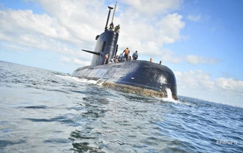 В зоні зникнення аргентинської субмарини зафіксували "гідроакустичну аномалію"
