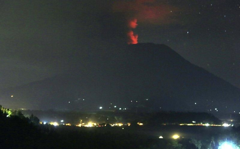 Популярне туристичне місце Балі постраждав внаслідок виверження вулкану 
