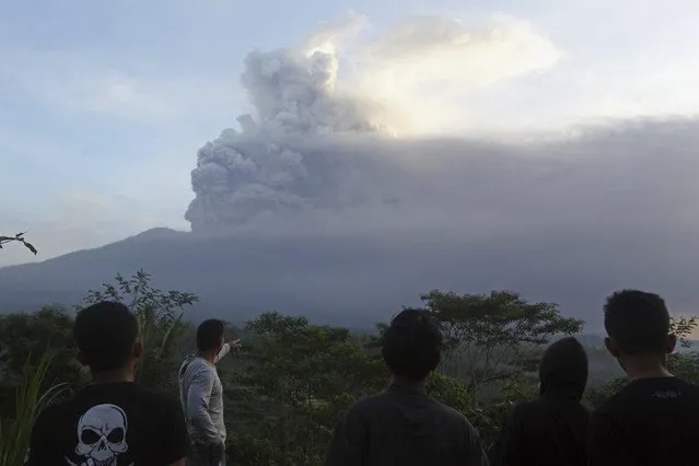 Вулкан, Балі, виверження 