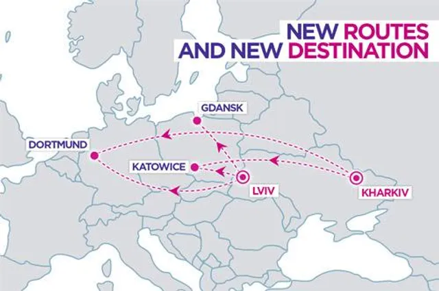 Wizz Air відкриває нові маршрути зі Львова та відновлює польоти з Харкова