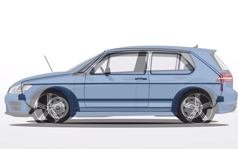 Еволюція Volkswagen Golf за 1 хвилину. Відео Еволюція Volkswagen Golf за 1 хвилину. Відео