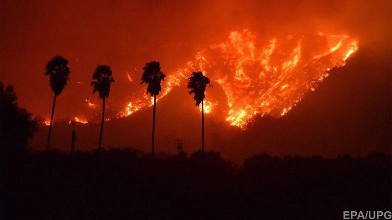 Калифорнию охватили масштабные пожары: в сети появились жуткие фото и видео