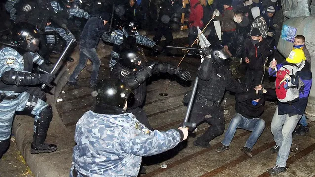 Побиття людей берткутівцями у Києві
