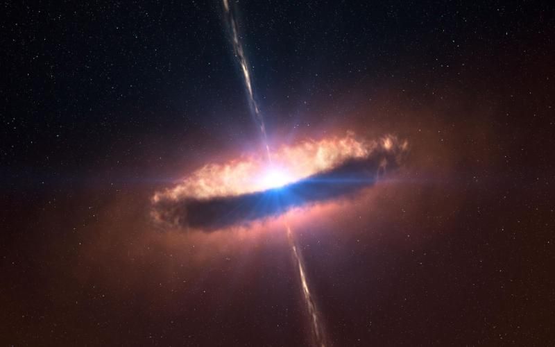 У 800 мільйонів разів більша від сонця: вчені виявили найдревнішу чорну діру
