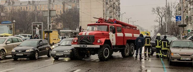 ДТП, Киев, ГСЧС, пожарная, авария