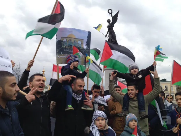 Протести палестинців у Харкові