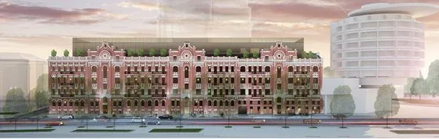 Проект нового офісного центру на місці будинку Проект нового офісного центру на місці будинку