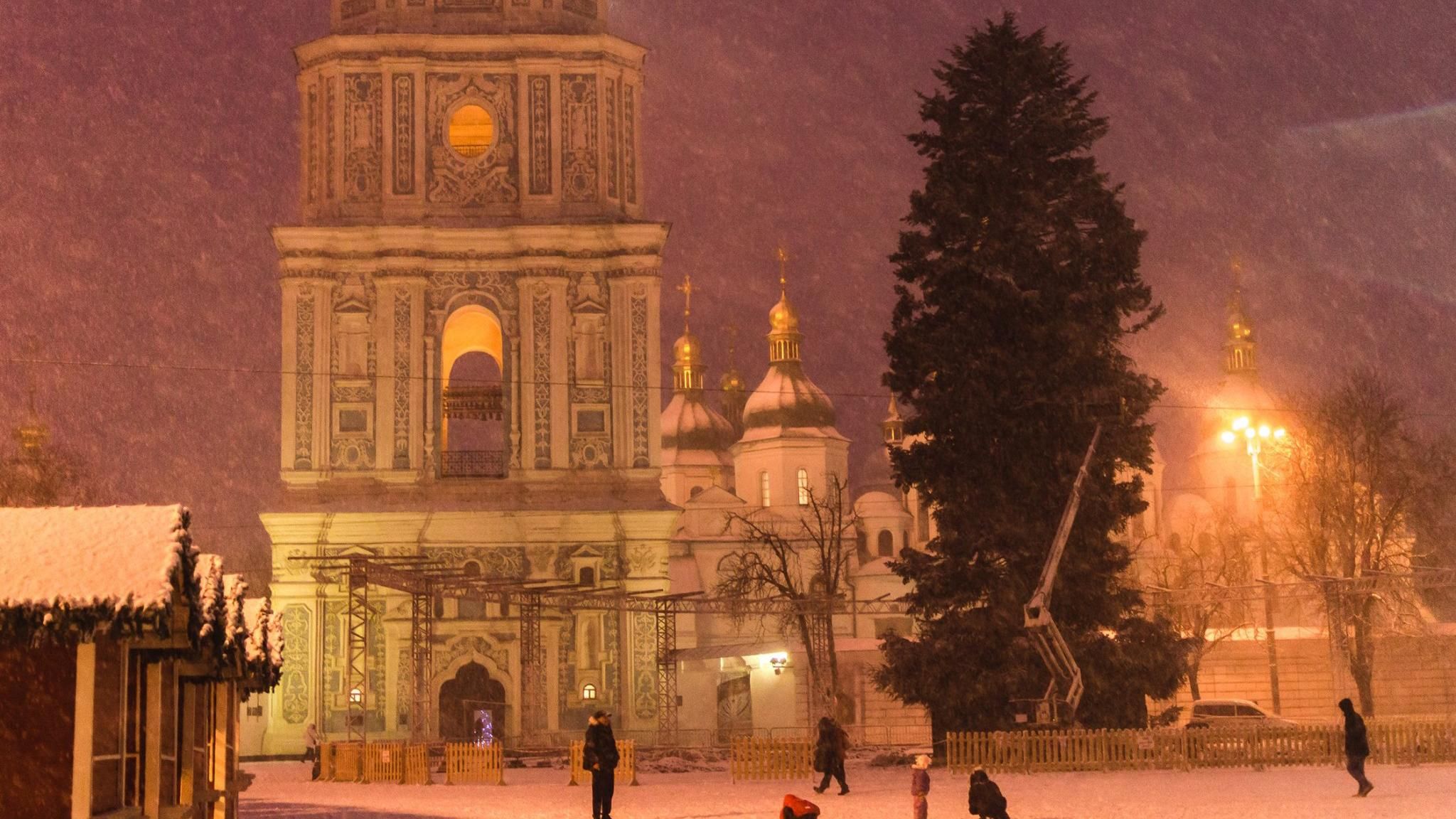 Елка в Киеве 2018: фото главной елки Украины на Софиевской Елка в Киеве 2018: фото главной елки Украины на Софиевской