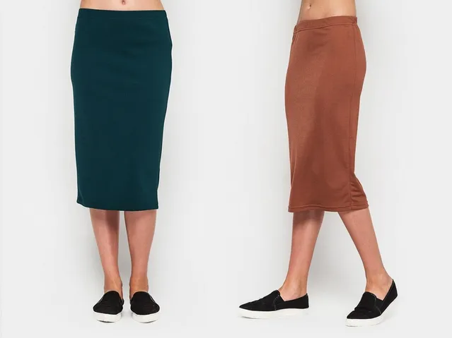 Зимова спідниця-міді Зимова спідниця-міді