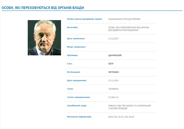 Димінський, розшук, МВС, поліція, Кримінал Димінський, розшук, МВС, поліція, Кримінал