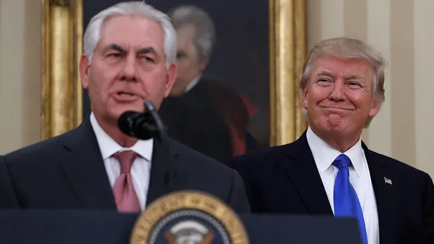 Дональд Трамп и Рекс Тиллерсон Дональд Трамп и Рекс Тиллерсон