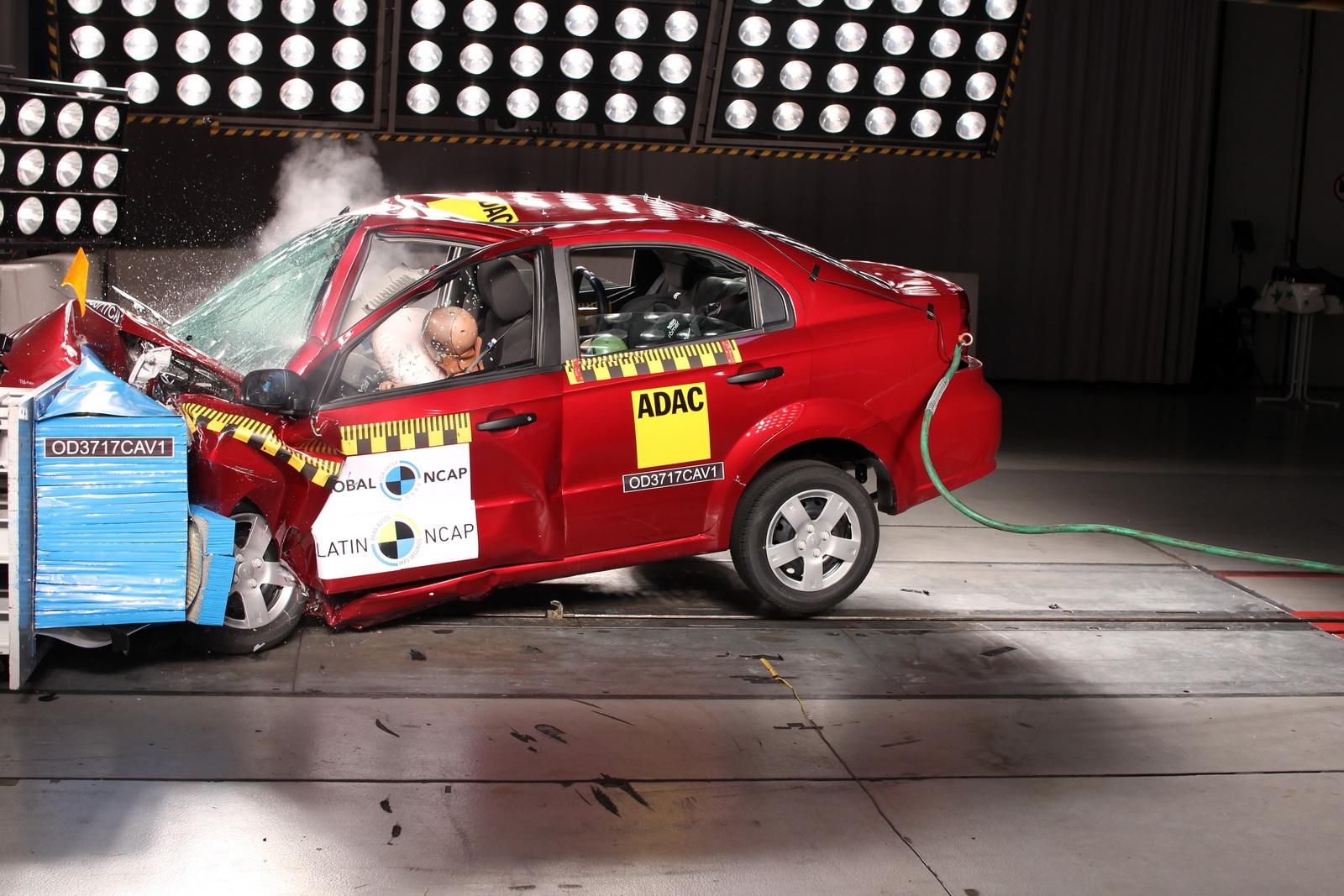 Краш-тест Aveo: подушки не допомогли Краш-тест Aveo: подушки не допомогли