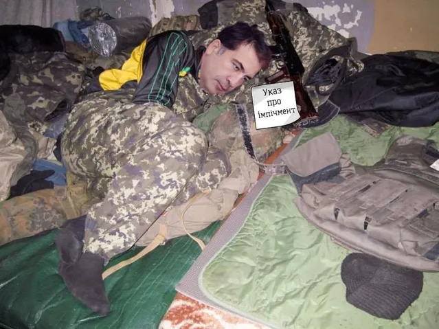 Миколай, подарунок, Саакашвілі, мем Миколай, подарунок, Саакашвілі, мем