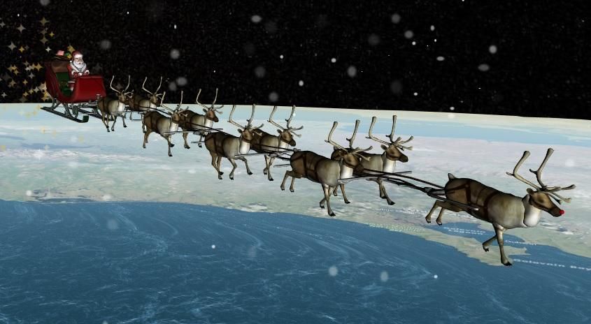 Санта Клаус уже пролетів над Україною