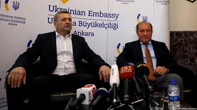 Звільнені Ахтем Чийгоз та Ільмі Умеров Звільнені Ахтем Чийгоз та Ільмі Умеров