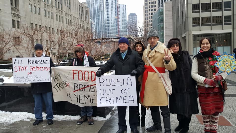 В Москве и Чикаго прошел совместный флешмоб в поддержку Крыма