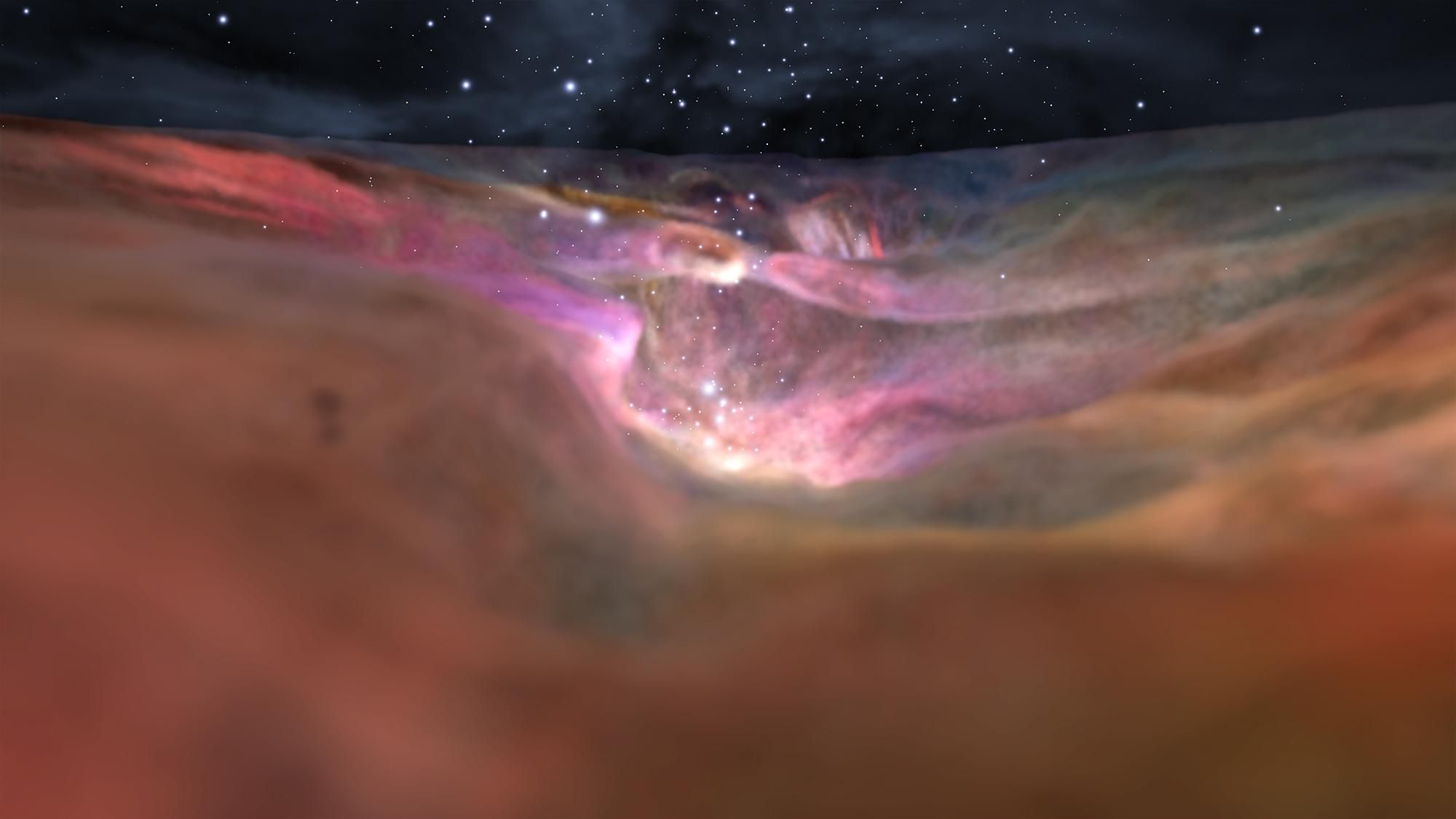Астрономи продемонстрували політ до центру туманності Оріона: захоплююче відео