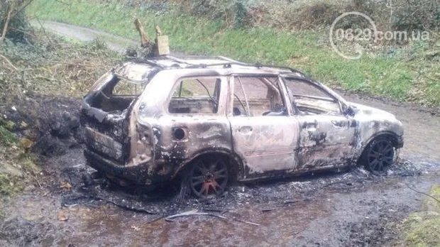 Спалений автомобіль Міка Алпса Спалений автомобіль Міка Алпса